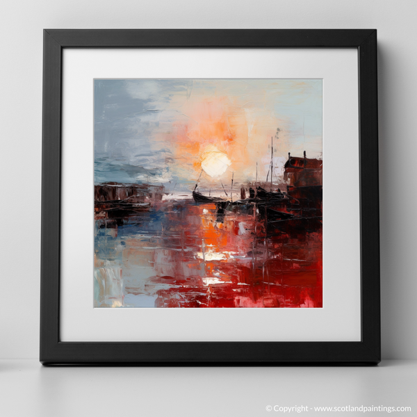 Framed version of Eyemouth Harbour