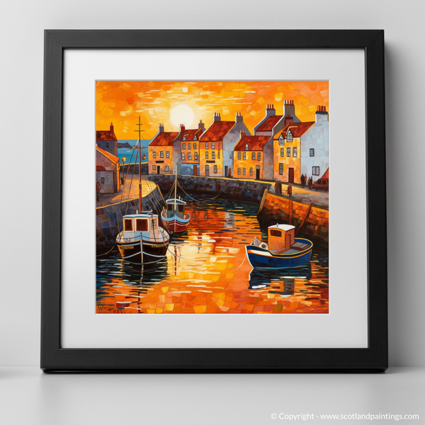 Framed version of Pittenweem Harbour