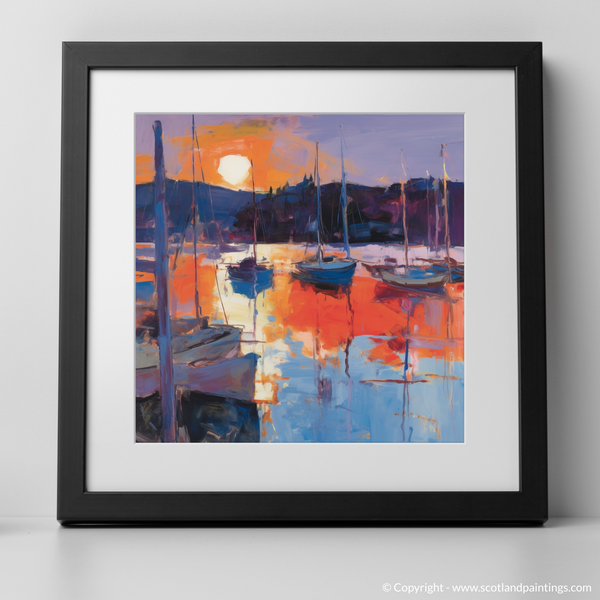 Framed version of Tarbert Marina