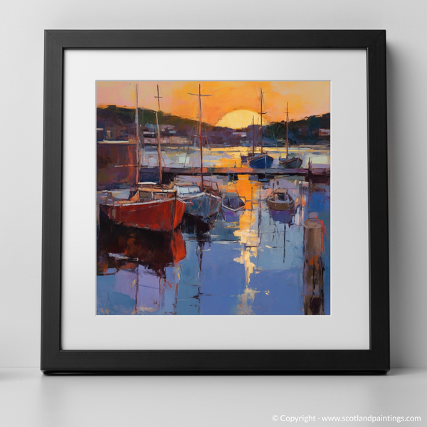 Framed version of Tarbert Marina