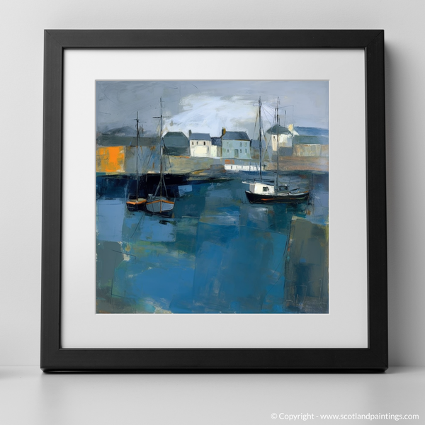 Framed version of Charlestown Harbour