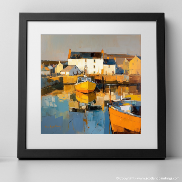 Framed version of Portnahaven Harbour