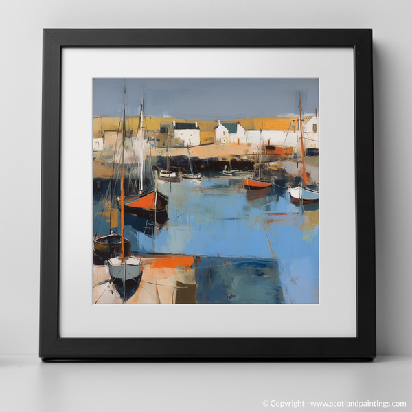 Framed version of Portmahomack Harbour