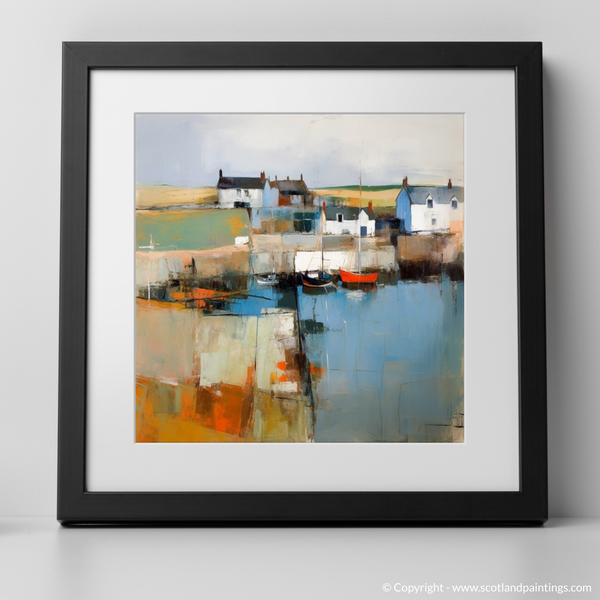 Framed version of Portmahomack Harbour