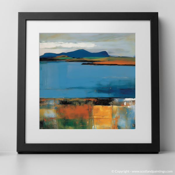 Framed version of Castle Stalker Bay