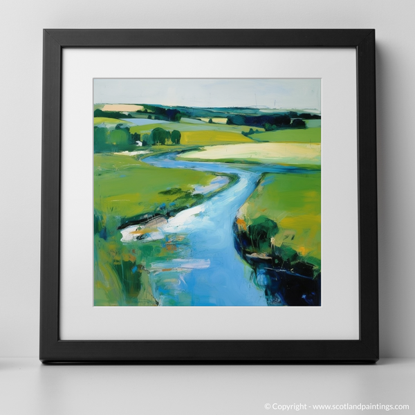 Framed version of River Don