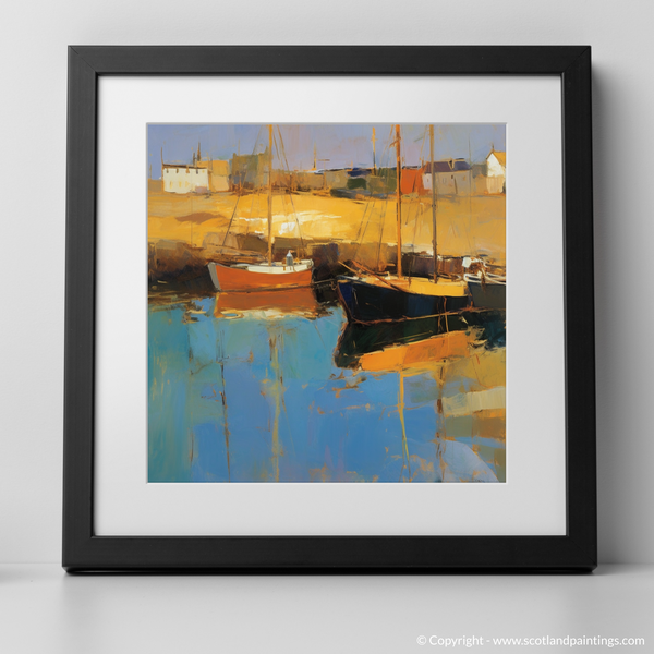 Framed version of Port Ellen Harbour