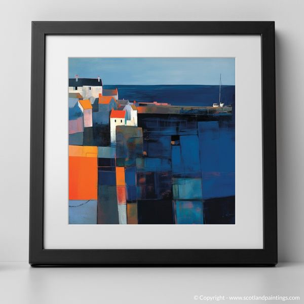 Framed version of Crail Harbour