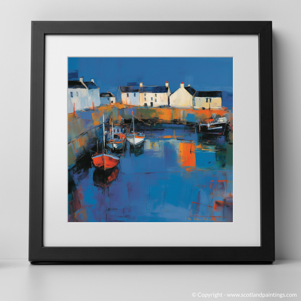 Framed version of Portnahaven Harbour