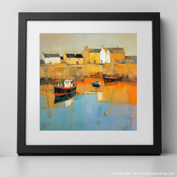 Framed version of Portsoy Harbour