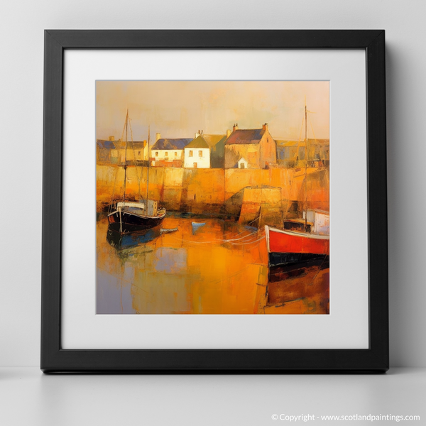 Framed version of Portsoy Harbour