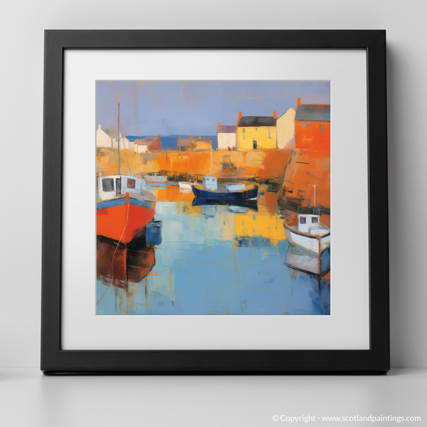 Framed version of Portsoy Harbour