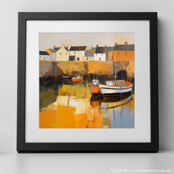 Framed version of Portsoy Harbour