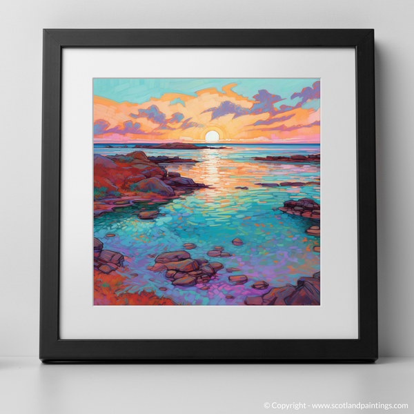 Framed version of Coral Beach