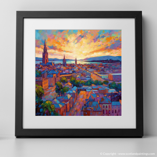 Framed version of Perth