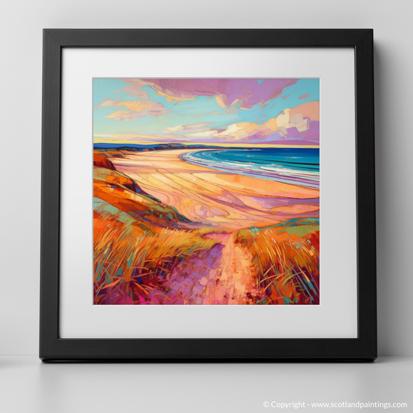 Framed version of Lunan Bay