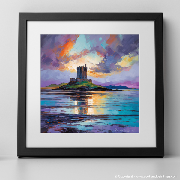 Framed version of Castle Stalker Bay