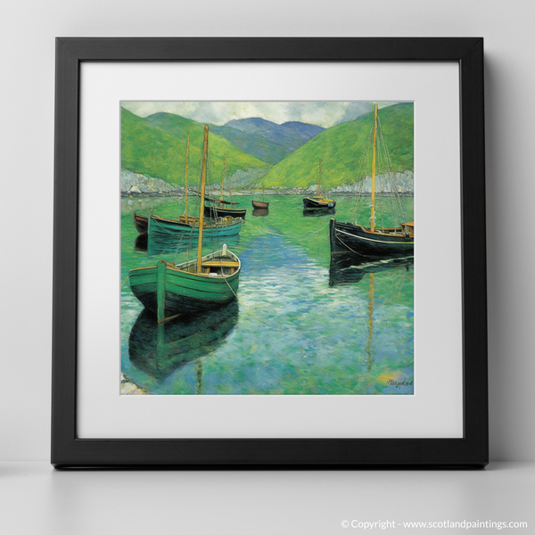 Framed version of Lochranza Harbour