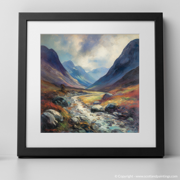 Framed version of Glen Coe