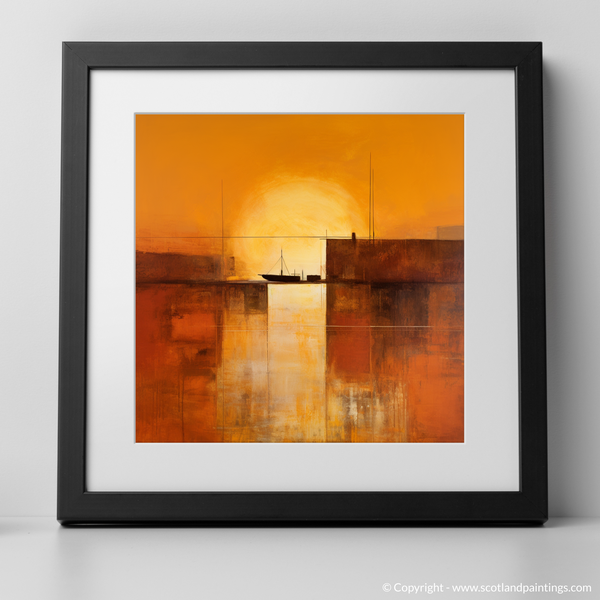 Framed version of Portmahomack Harbour