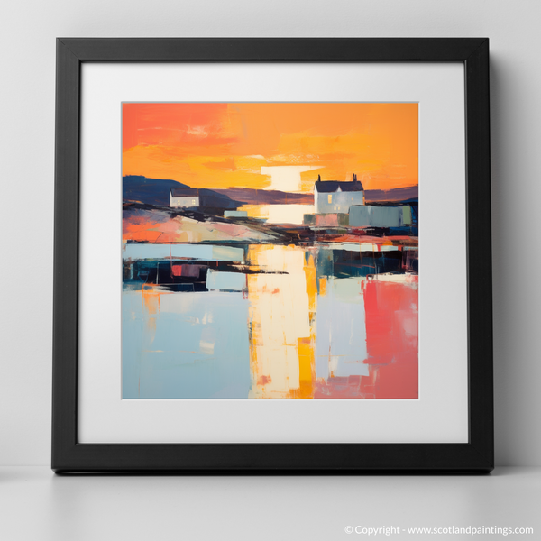 Framed version of Craobh Haven Harbour