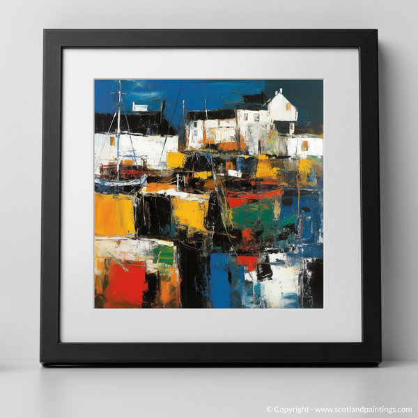 Framed version of Portsoy Harbour