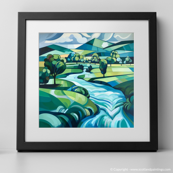 Framed version of River Nith