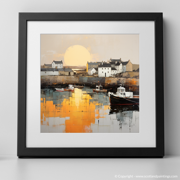 Framed version of Portmahomack Harbour