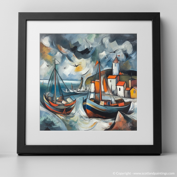 Framed version of Eyemouth Harbour