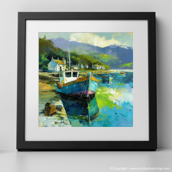 Framed version of Tayvallich Harbour