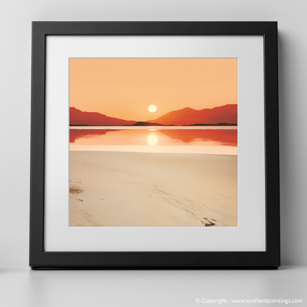 Framed version of Mellon Udrigle Beach