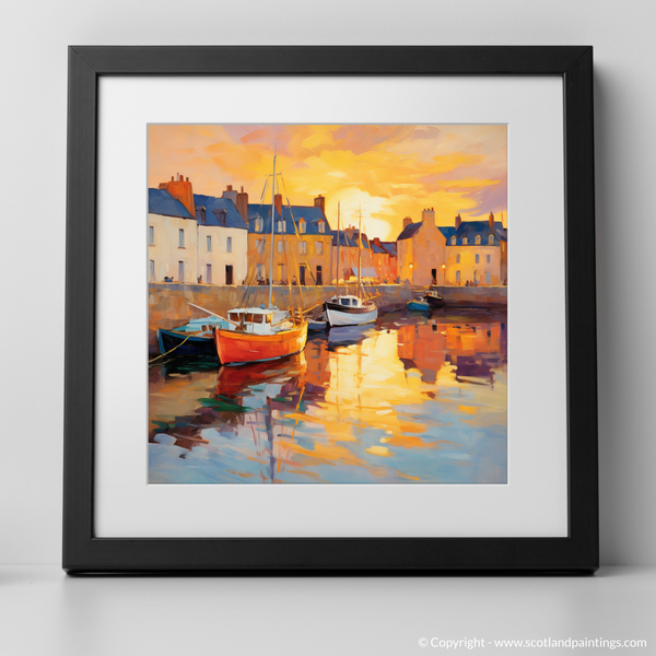 Framed version of Anstruther Harbour