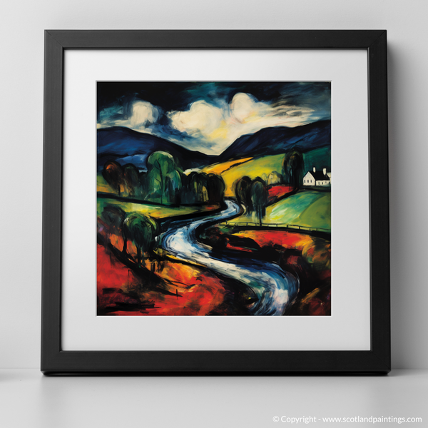 Framed version of River Nith