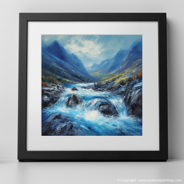 Framed version of River Coe