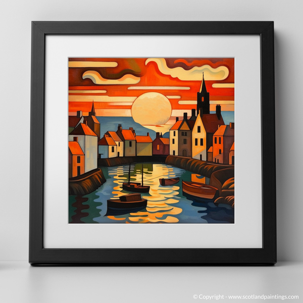 Framed version of St Monans Harbour