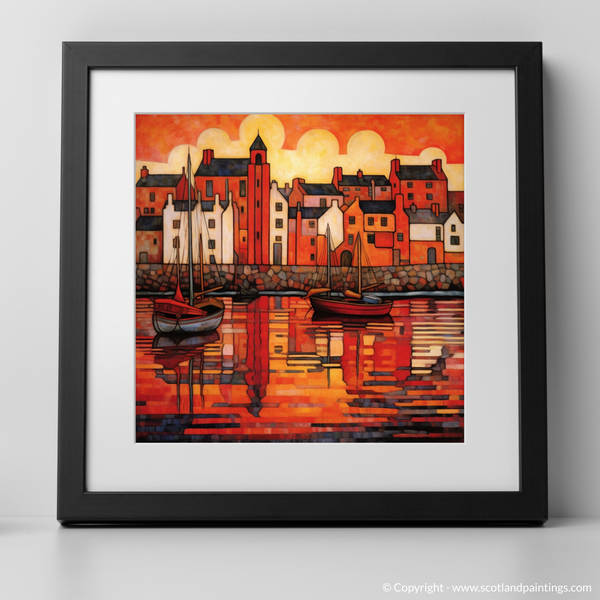 Framed version of St Monans Harbour