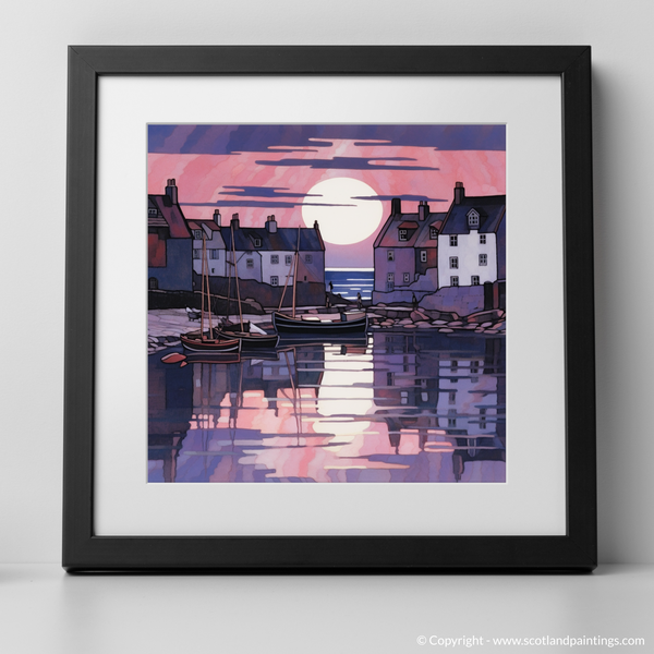 Framed version of Crail Harbour