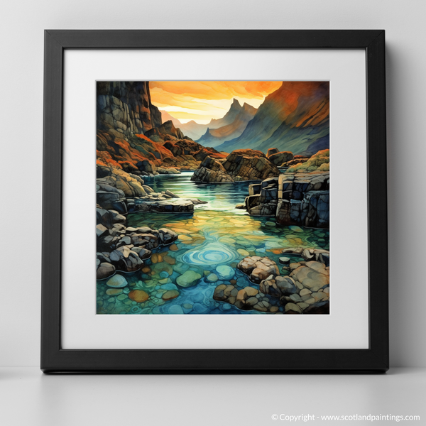 Framed version of Isle of Skye