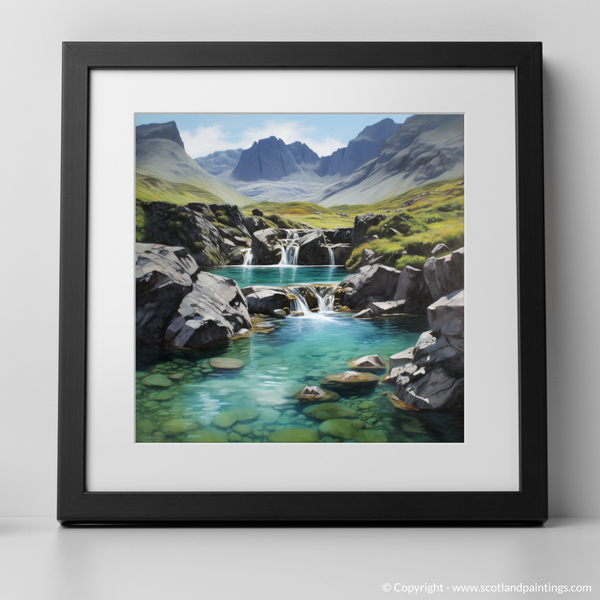 Framed version of The Fairy Pools