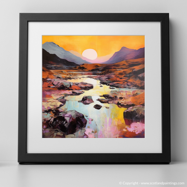 Framed version of Isle of Skye