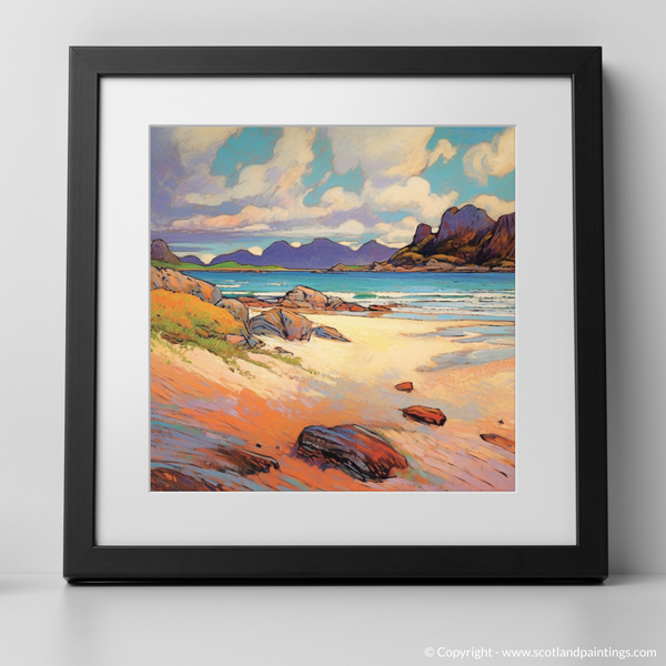 Framed version of Silver Sands of Morar