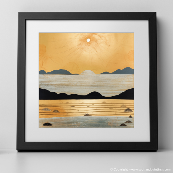 Framed version of Silver Sands of Morar