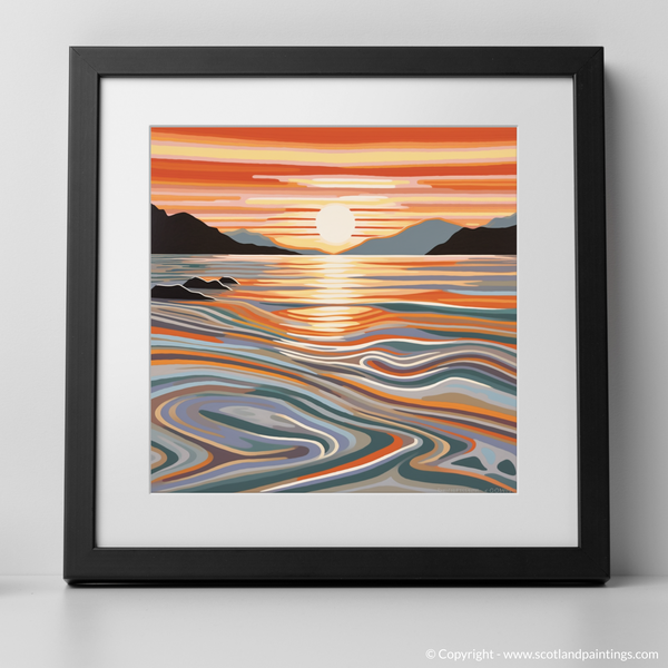 Framed version of Silver Sands of Morar