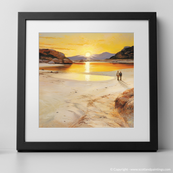 Framed version of Silver Sands of Morar