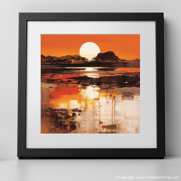 Framed version of Silver Sands of Morar