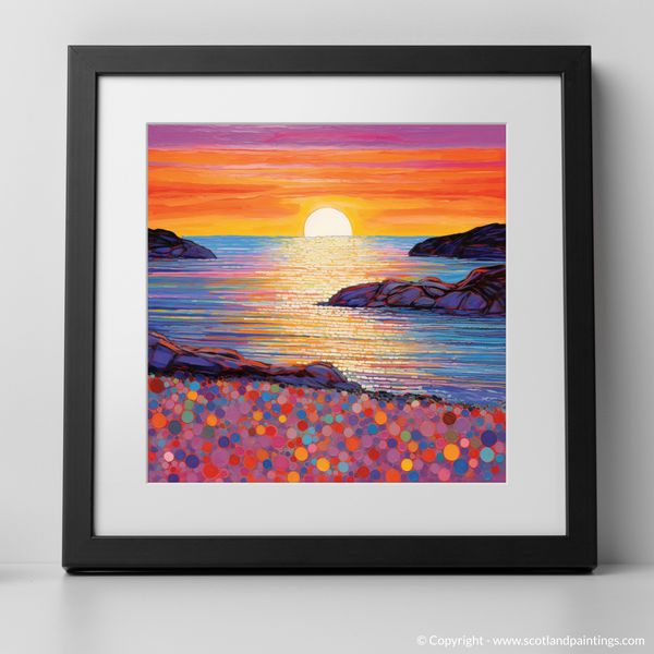 Framed version of Silver Sands of Morar