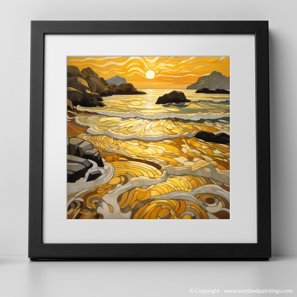 Framed version of Silver Sands of Morar