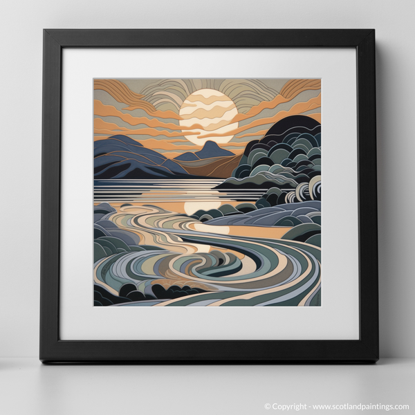 Framed version of Silver Sands of Morar