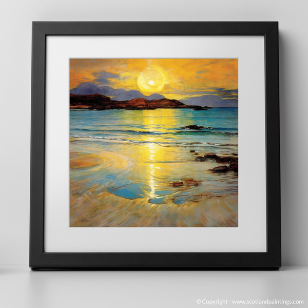 Framed version of Silver Sands of Morar