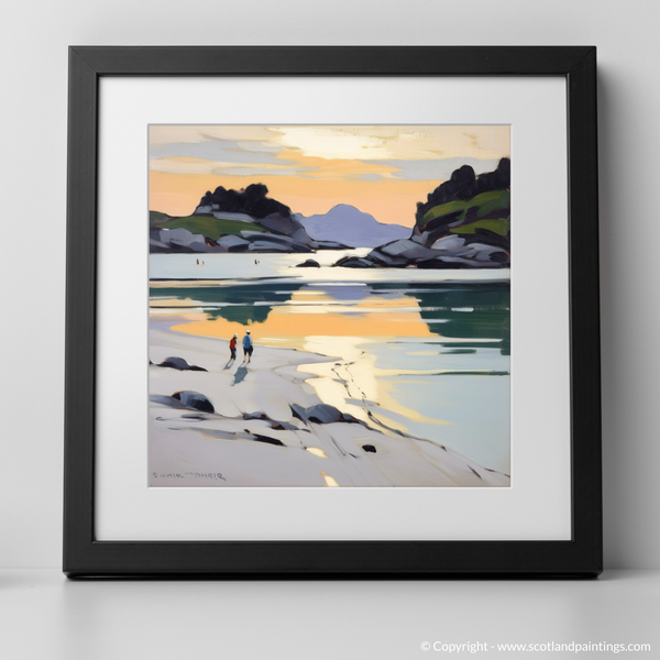 Framed version of Silver Sands of Morar